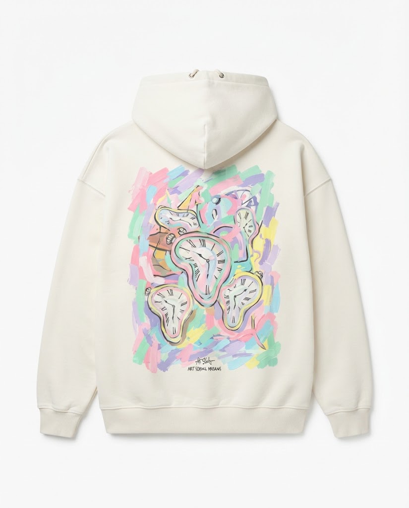 Premium Heavyweight Oversized Hoodie – Off-White (Minimalist Streetwear)