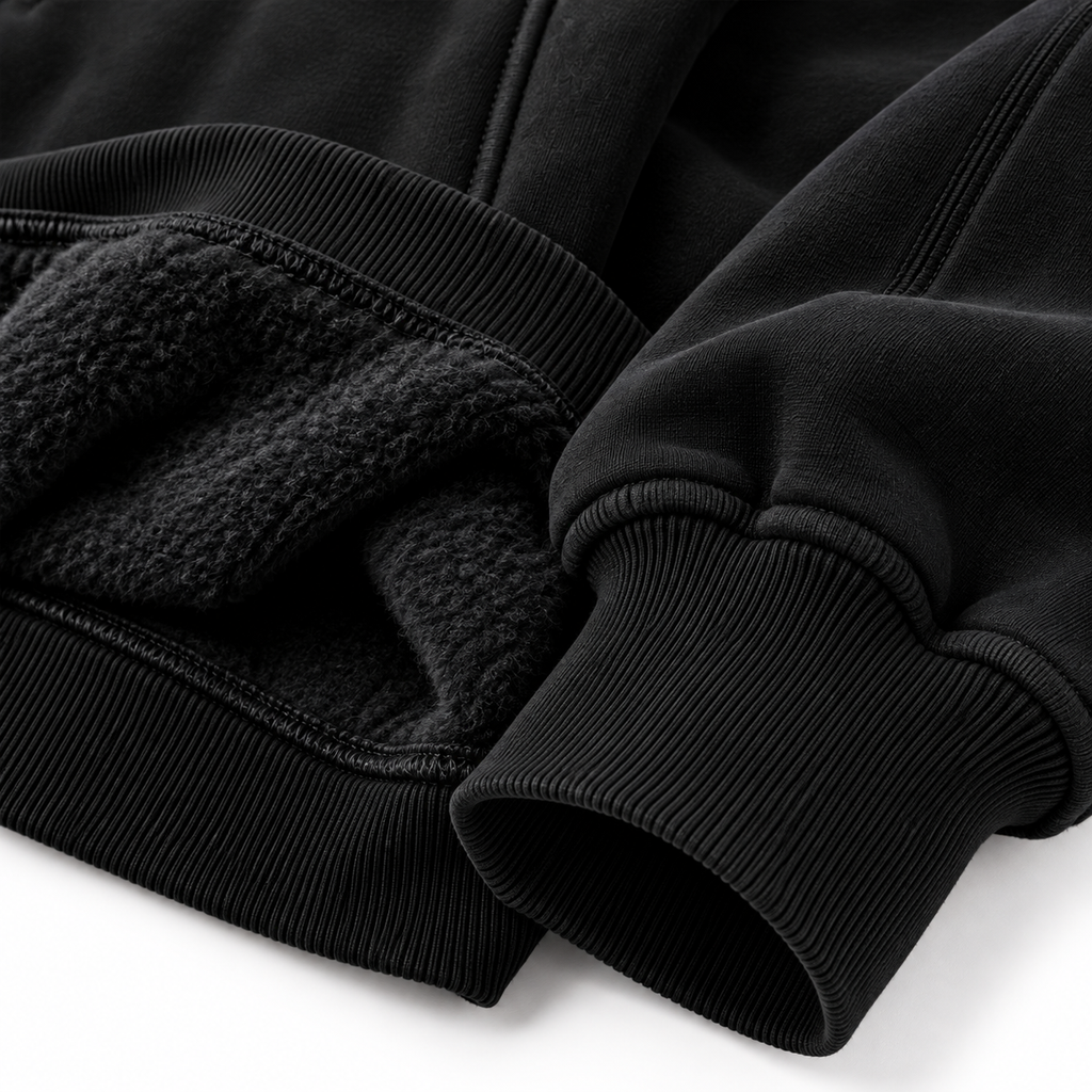 Y2K Vintage "2000" Starburst Black Oversized Hoodie