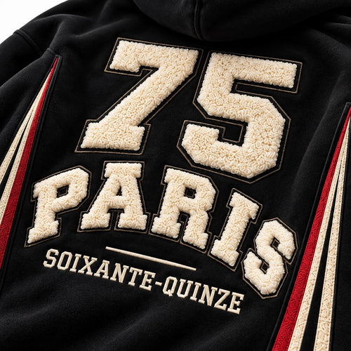 75 Paris Soixante-Quinze Varsity Stripe Hoodie