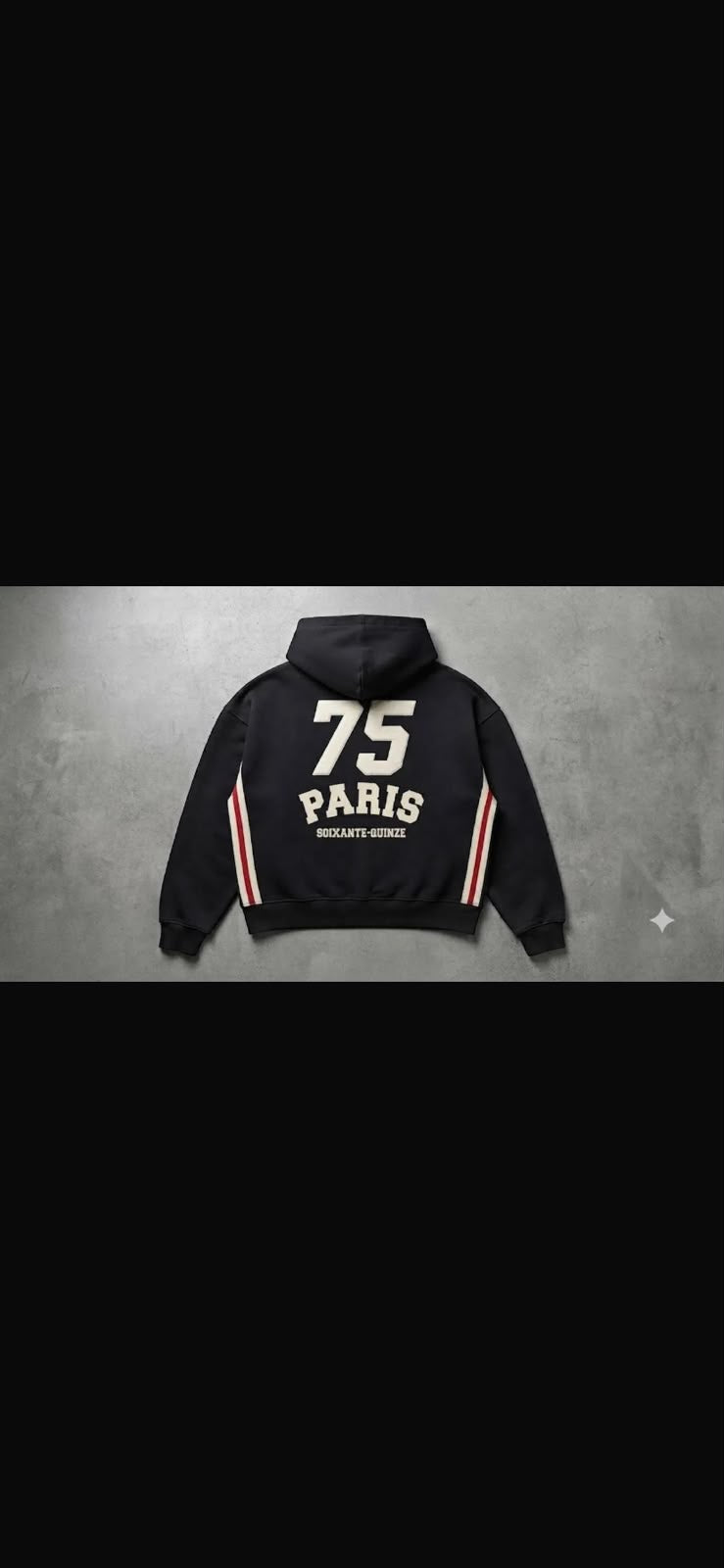 75 Paris Soixante-Quinze Varsity Stripe Hoodie